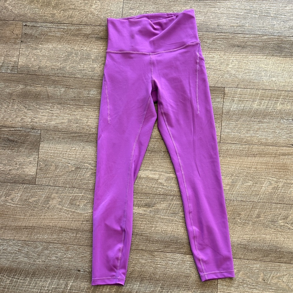 Lululemon Wunder Under Train leggings size 6 inseam 27